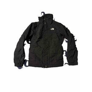 The North Face High Neck Weatherproof BLK Jacket Missing Hood & Liner Womens‎ XS